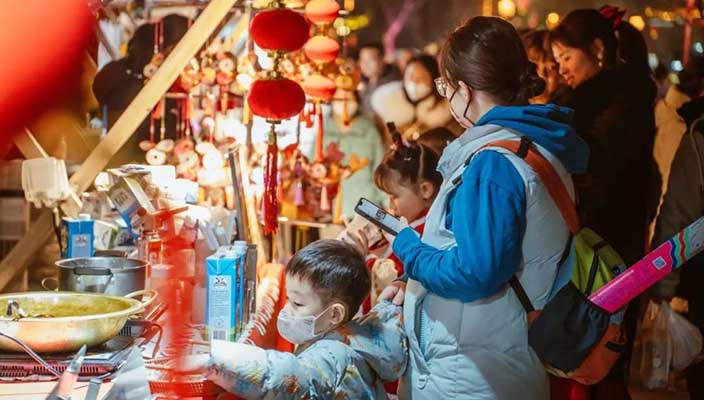 淮安市春節消費市場“熱辣滾燙”